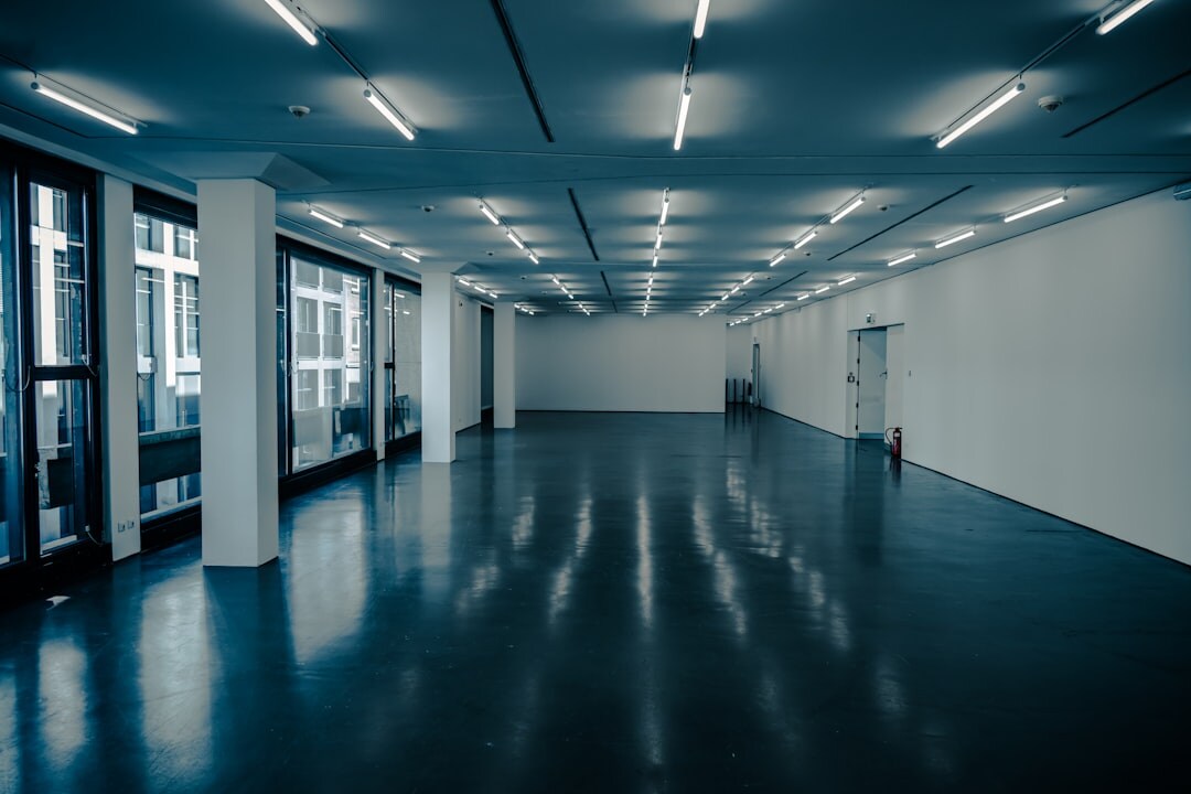 Business networking event in modern venue